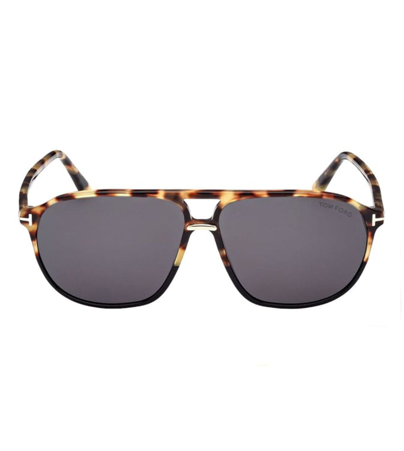 Tom Ford Men's Grey Pilot Sunglasses-zoom-1