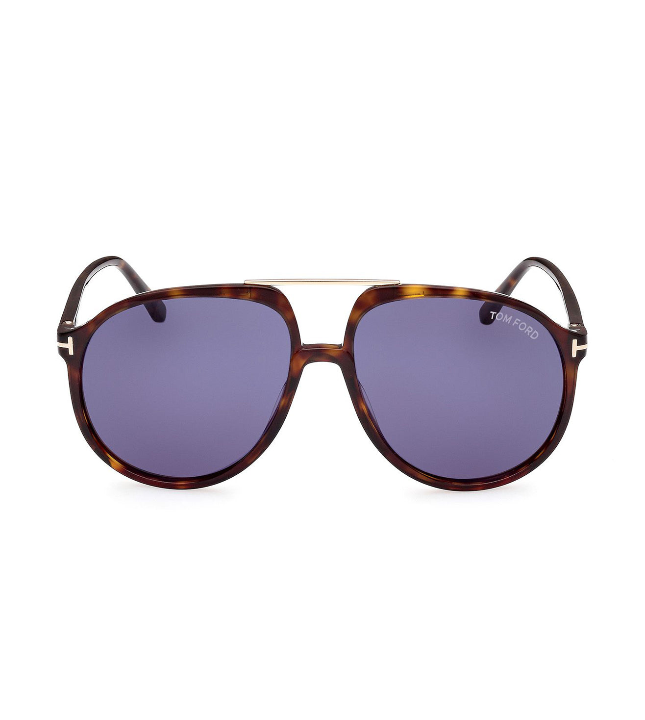 Tom Ford Men's Dark Blue Pilot Sunglasses-zoom-1