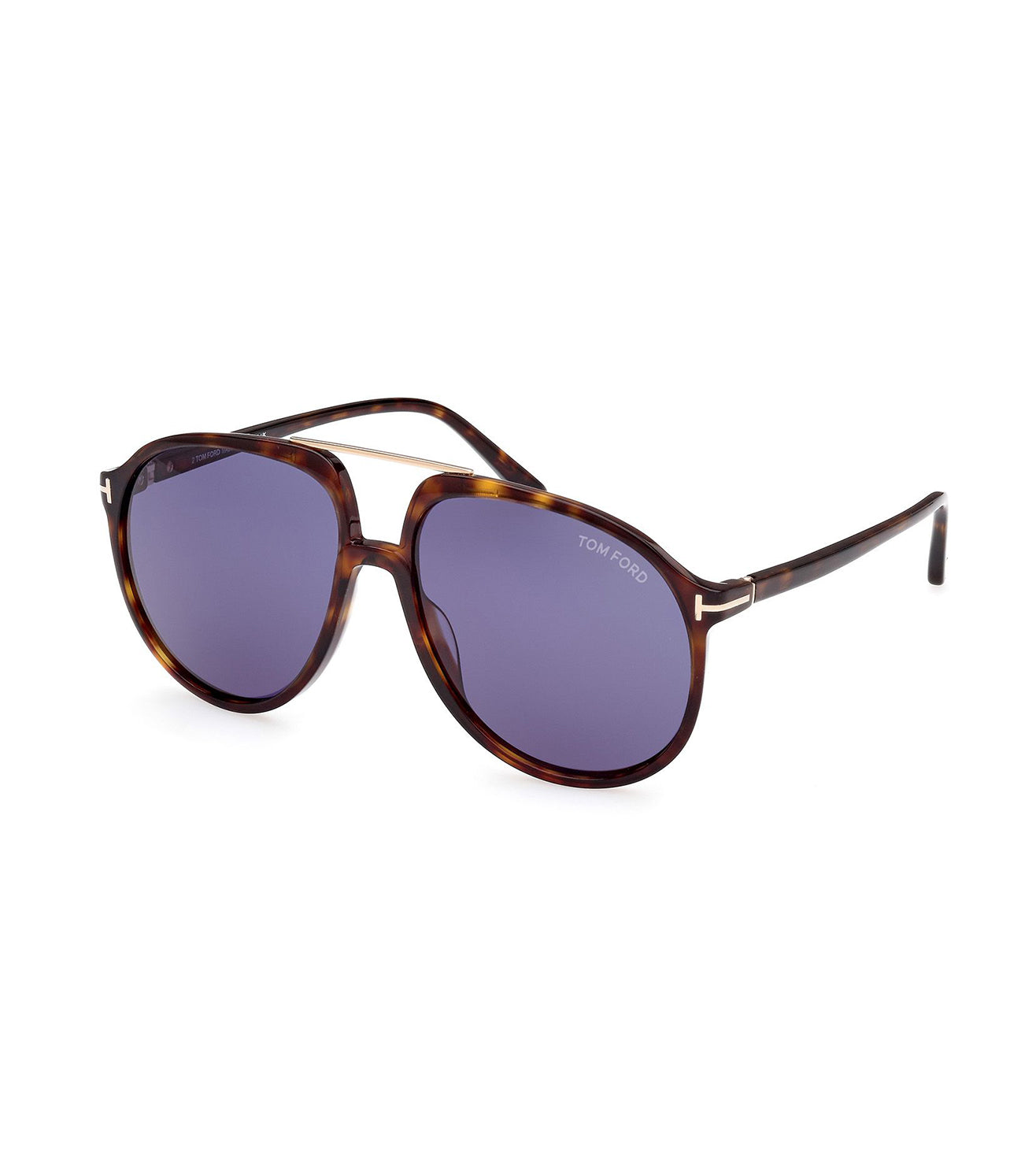 Tom Ford Men's Dark Blue Pilot Sunglasses-zoom-2