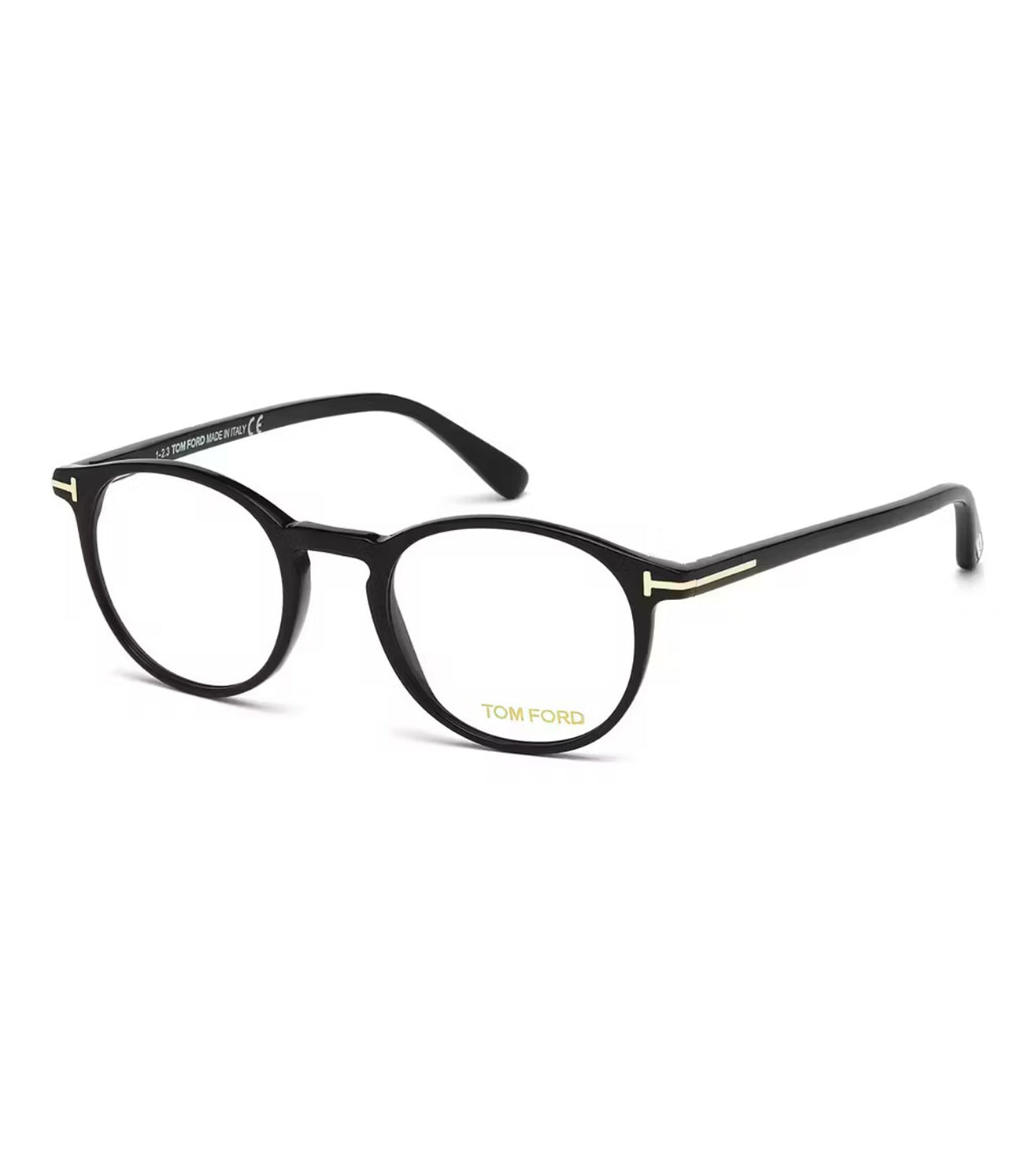 Tom Ford Men's Black Round Optical Frame