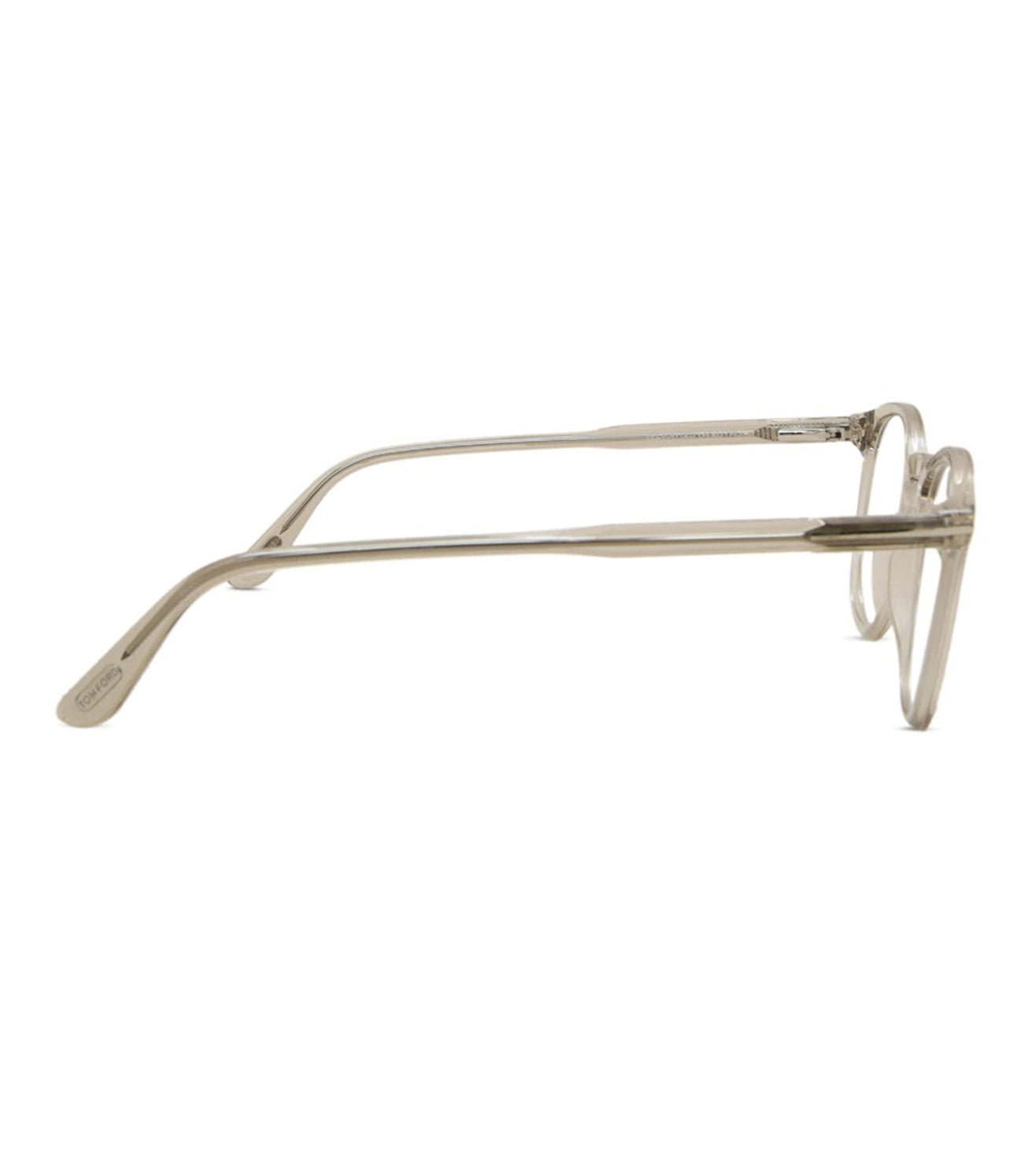 Tom Ford Unisex Transparent Grey Round Optical Frames-zoom-3