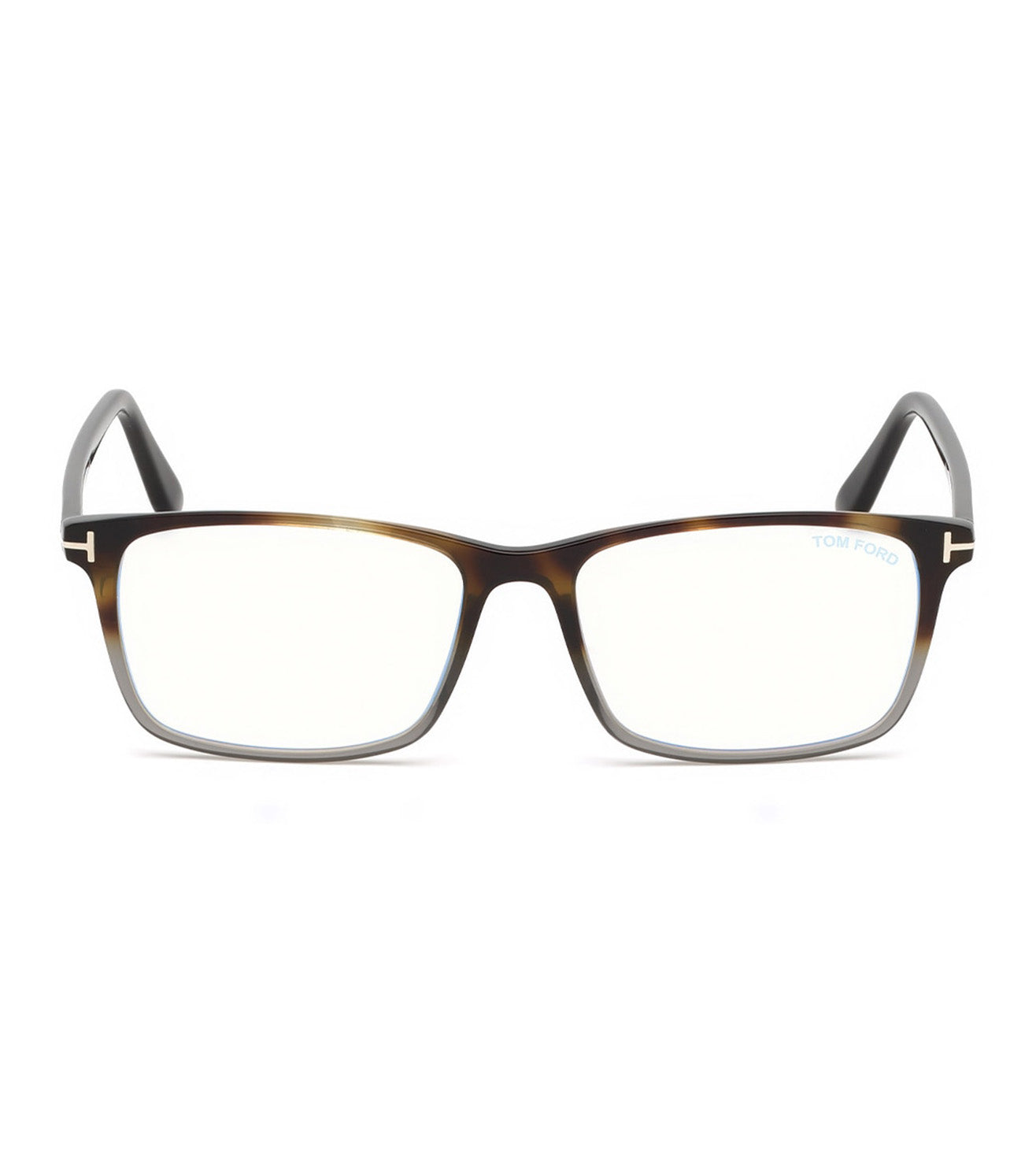 Tom Ford Men's Tortoise Rectangular Optical Frames-zoom-1
