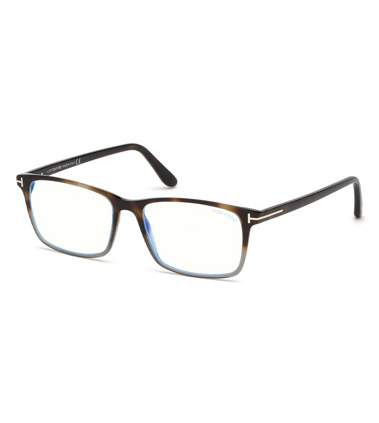 Tom Ford Men's Tortoise Rectangular Optical Frames-zoom-2