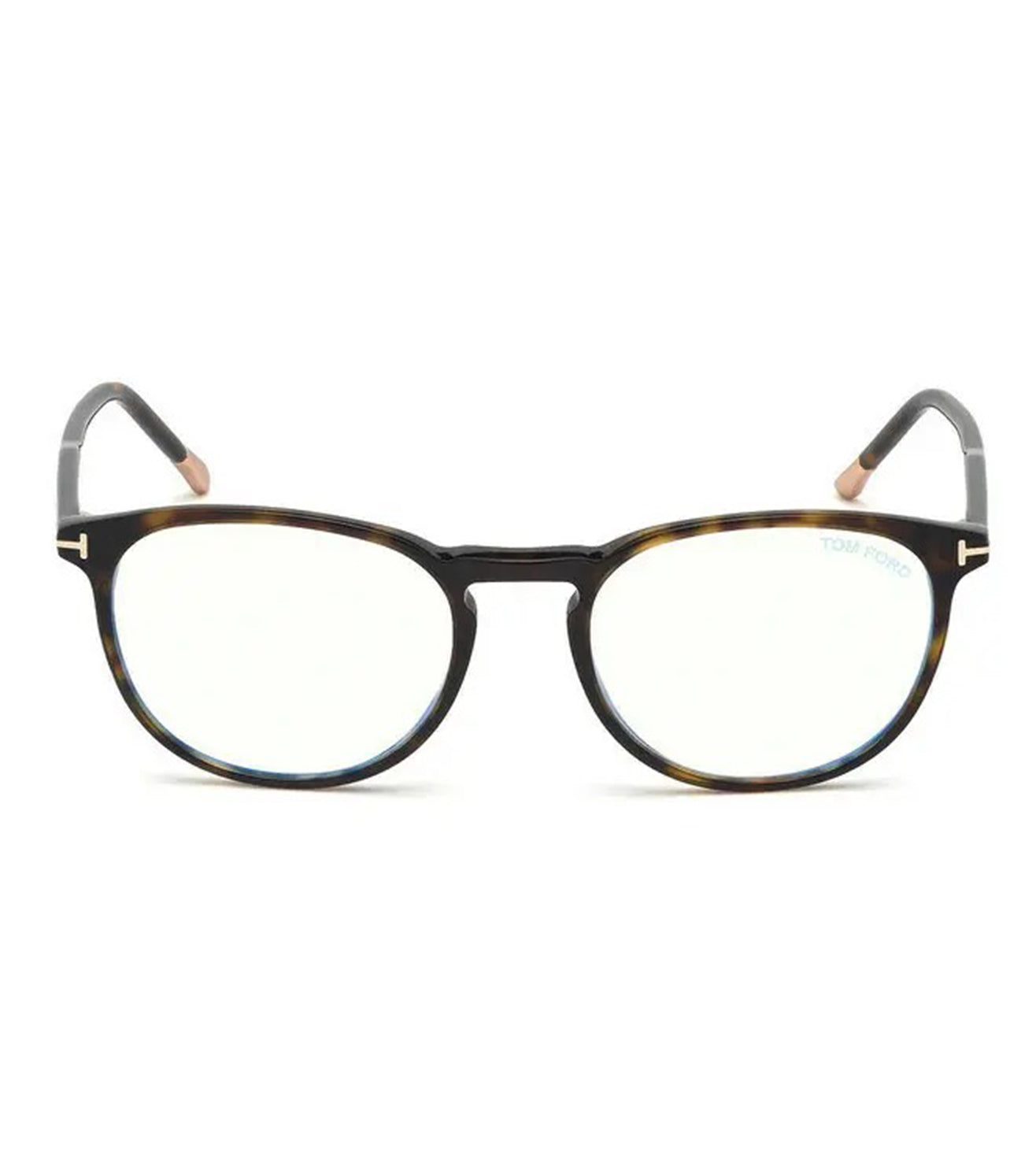 Tom Ford Men's Tortoise Round Optical Frames-zoom-1