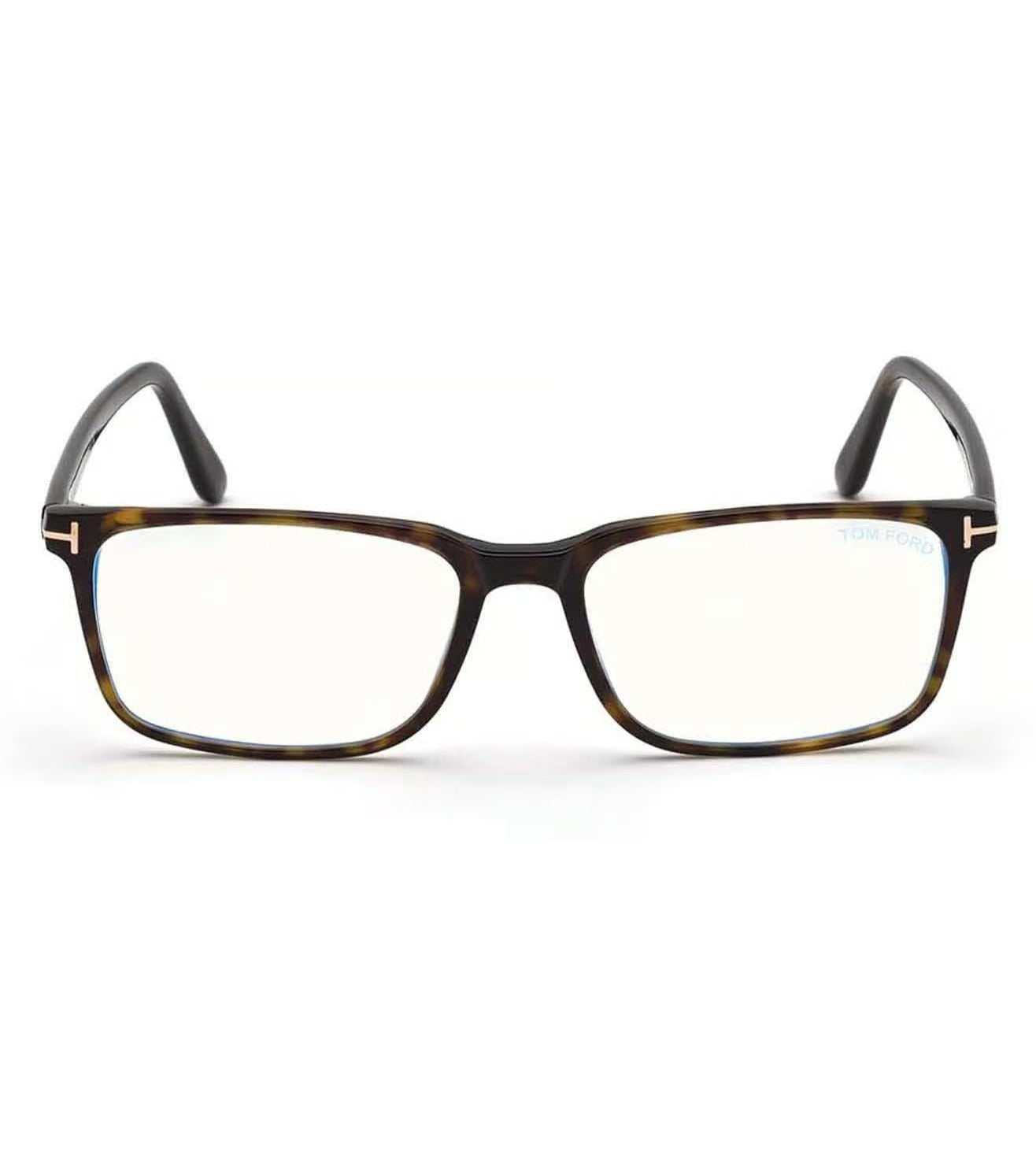 Tom Ford Men's Havana Brown Rectangular Optical Frames-zoom-1