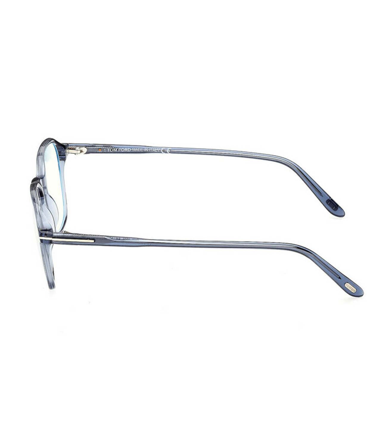 Tom Ford Men's Transparent Blue Square Optical Frames-zoom-3