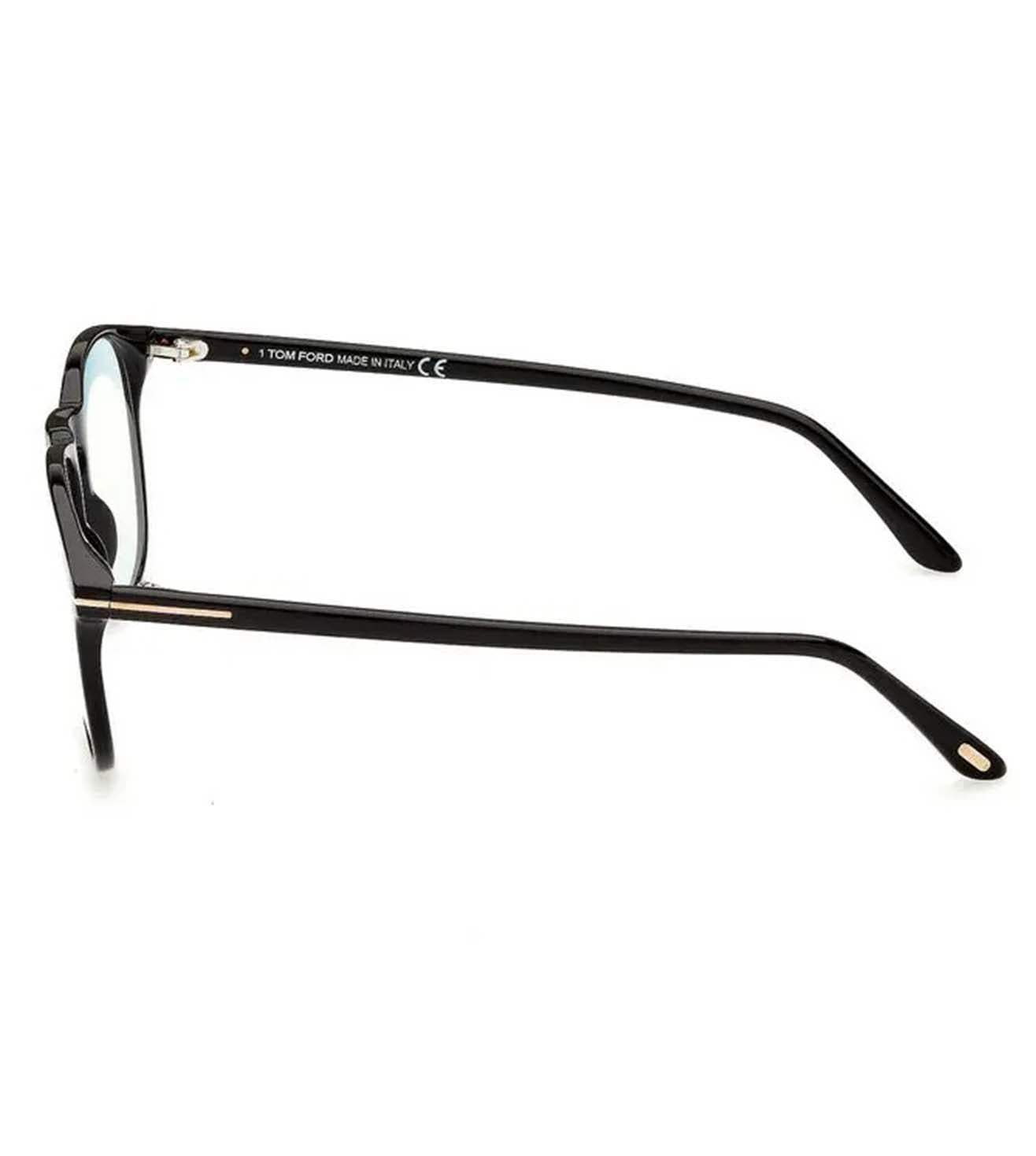 Tom Ford Men's Shiny Black Wayfarer Optical Frames-zoom-3