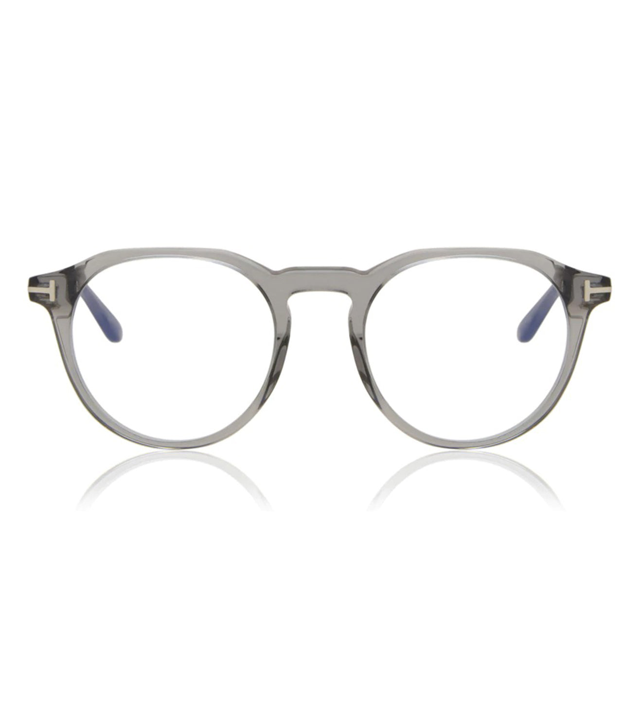 Tom Ford Men's Grey Round Optical Frames-zoom-1