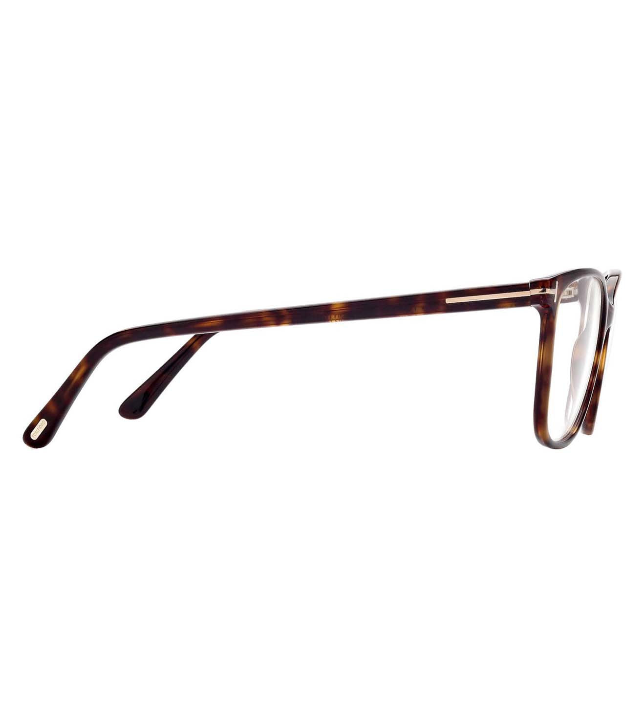 Tom Ford Women's Dark Havana Rectangular Optical Frames-zoom-3