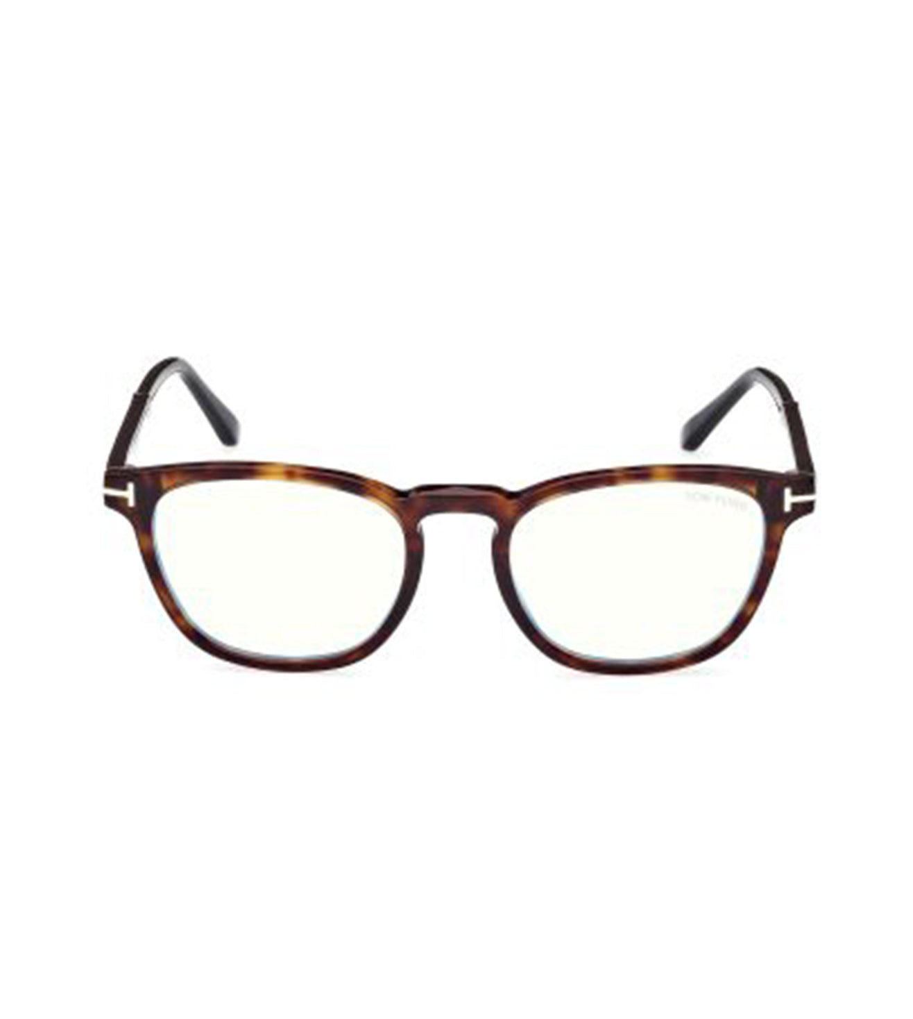 Tom Ford Men's Havana Brown Round Optical Frames-zoom-1