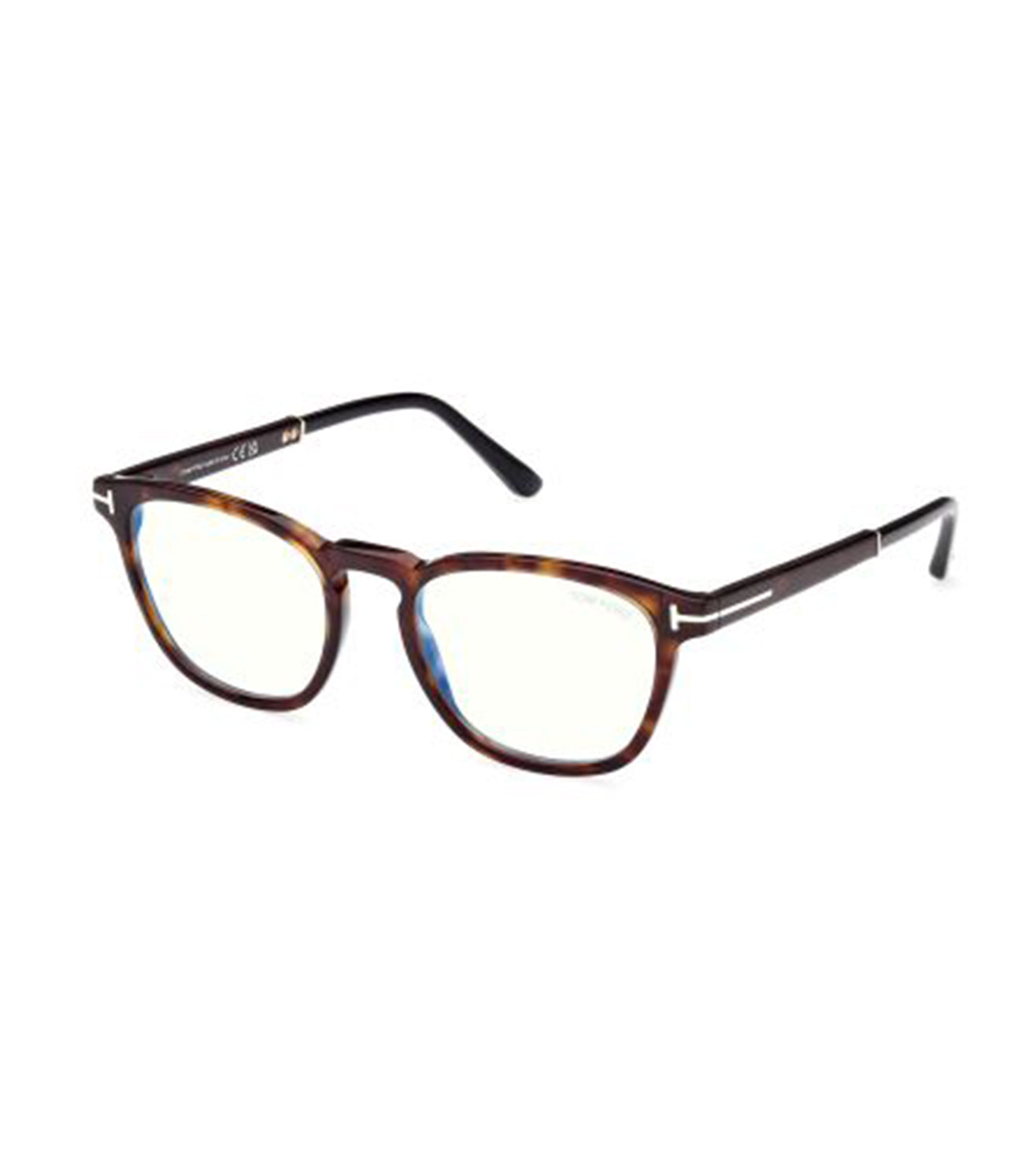 Tom Ford Men's Havana Brown Round Optical Frames-zoom-2