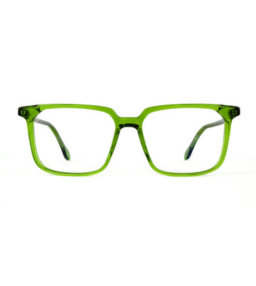 Germano Gambini Unisex Green Rectangular Optical Frame