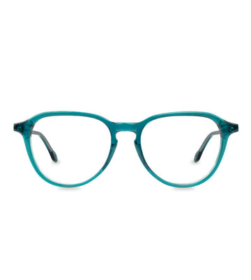 Germano Gambini Women Teal Round Optical Frame