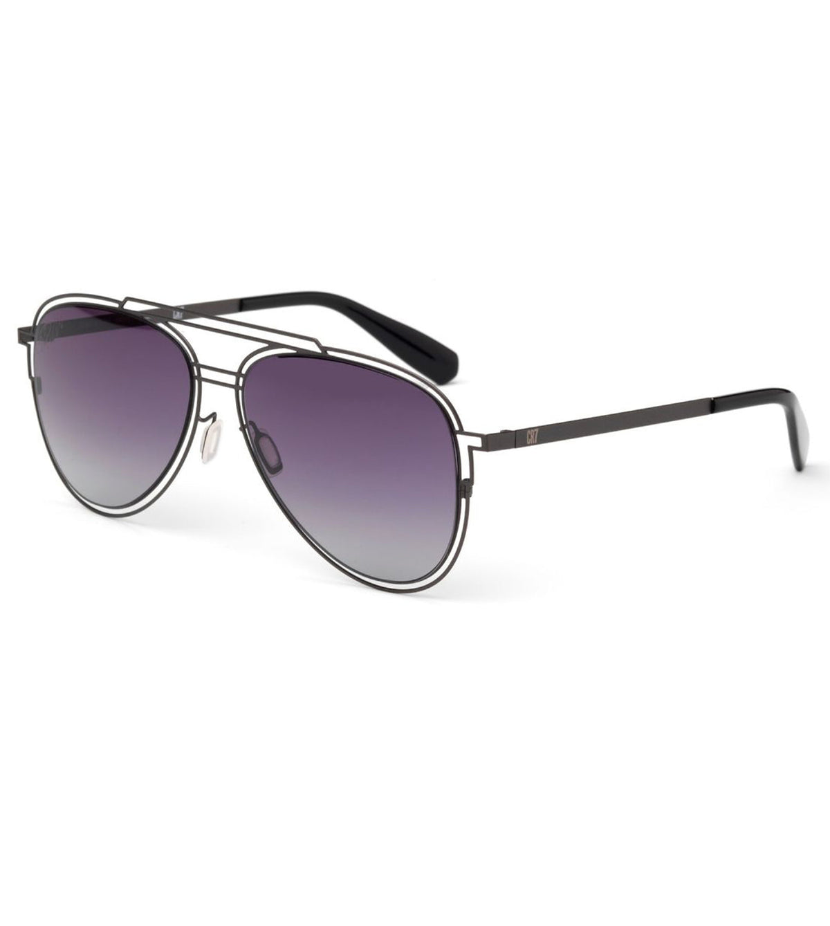 CR7 Men's Blue Aviator Sunglasses-zoom-2