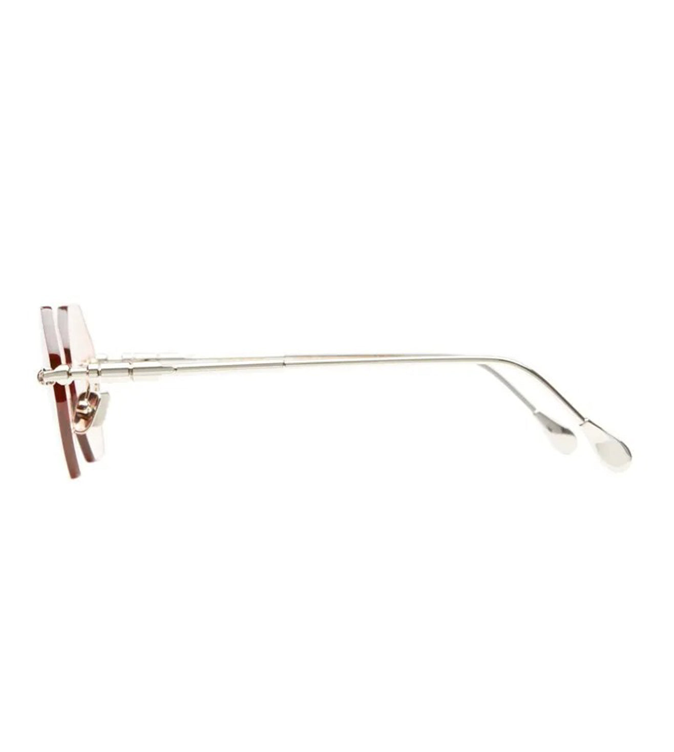 Kuboraum Women Light Pink Hexagon Sunglasses