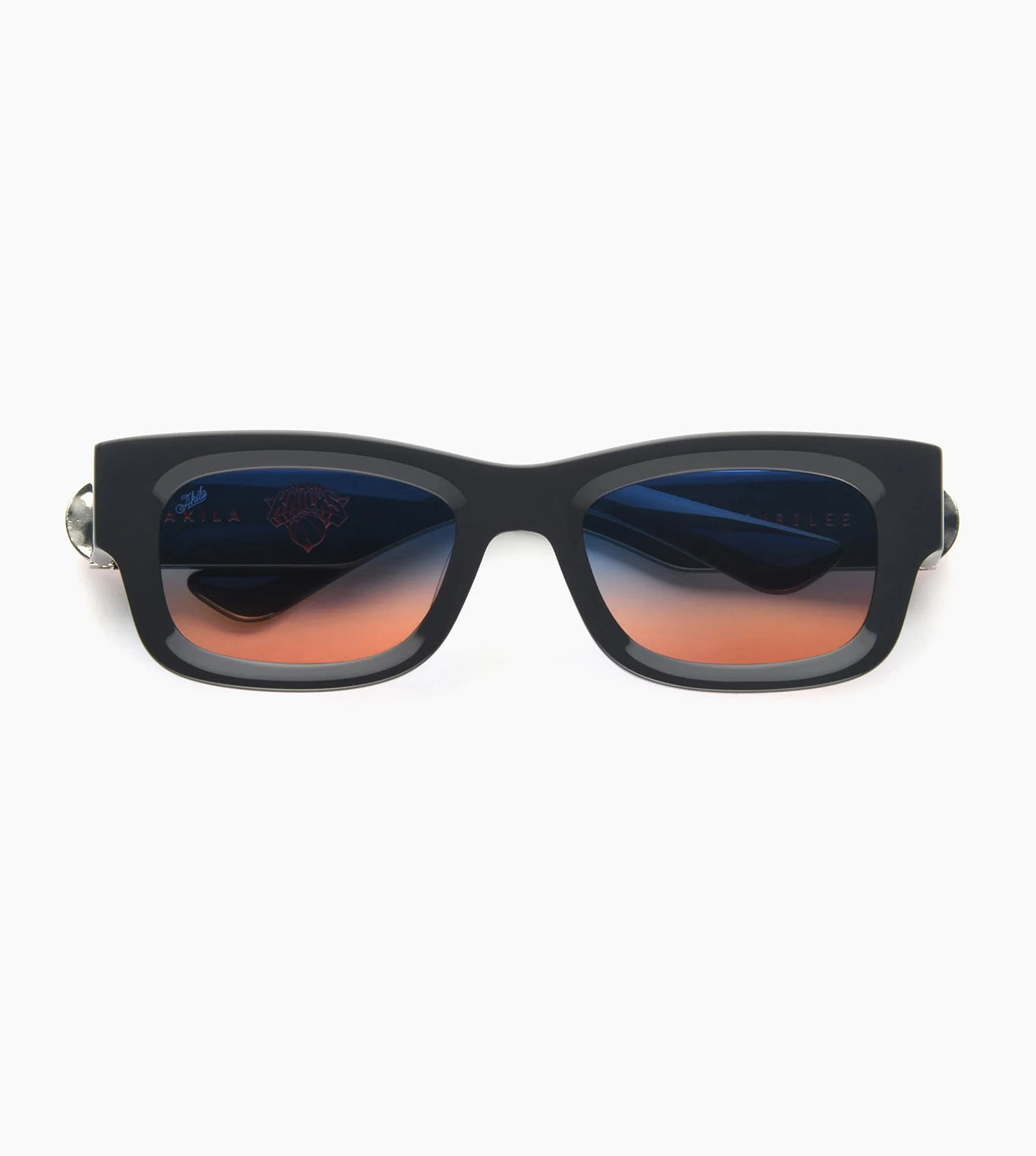 Akila Unisex Blue & Red Rectangular Sunglasses-zoom-1