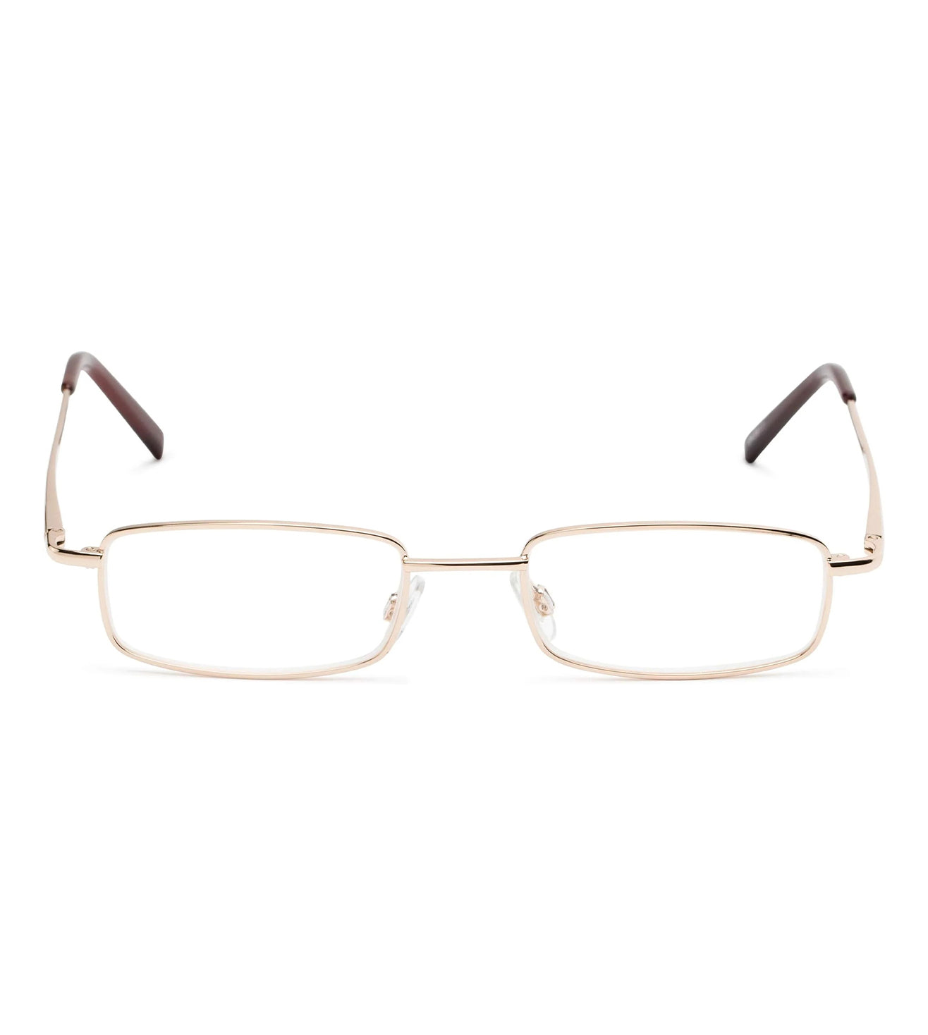 Montblanc Men's Gold Rectangular Optical Frames