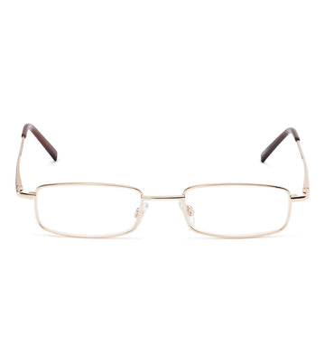 Montblanc Men's Gold Rectangular Optical Frames
