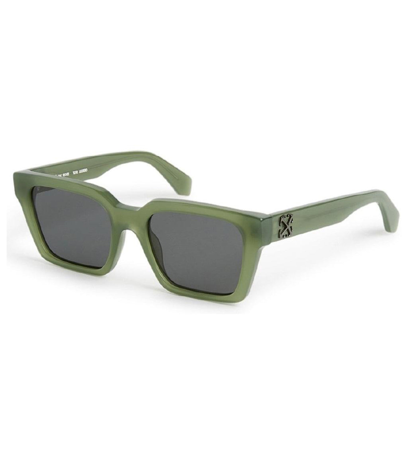 OFF White Unisex Grey Square Sunglasses-zoom-2