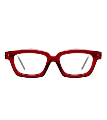 Kuboraum Unisex Bordeaux Rectangular Optical Frames