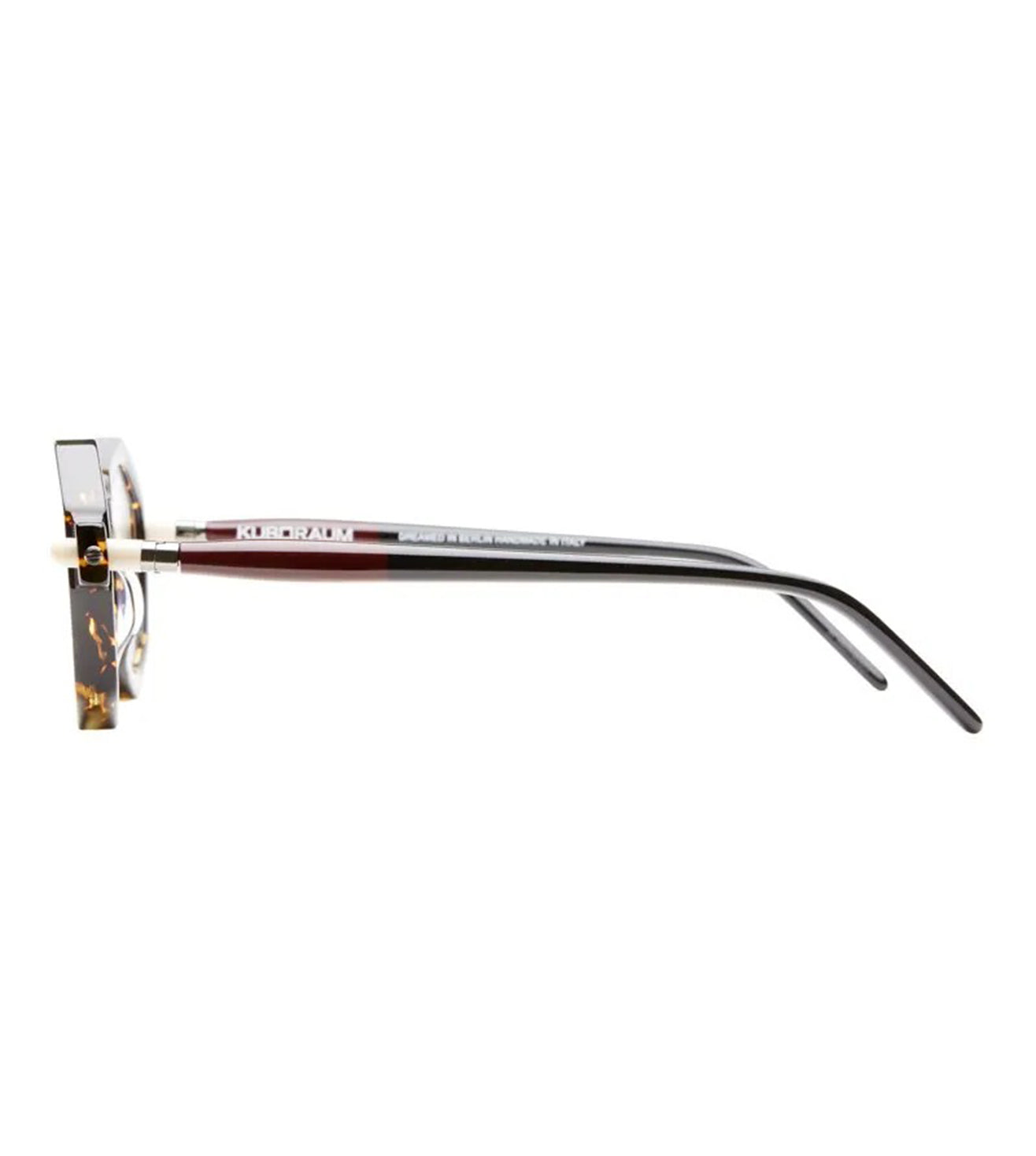 Kuboraum Unisex Havana Fire Geomatric Optical Frame