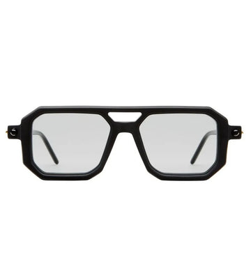 Kuboraum Unisex Light Grey Navigator Sunglasses