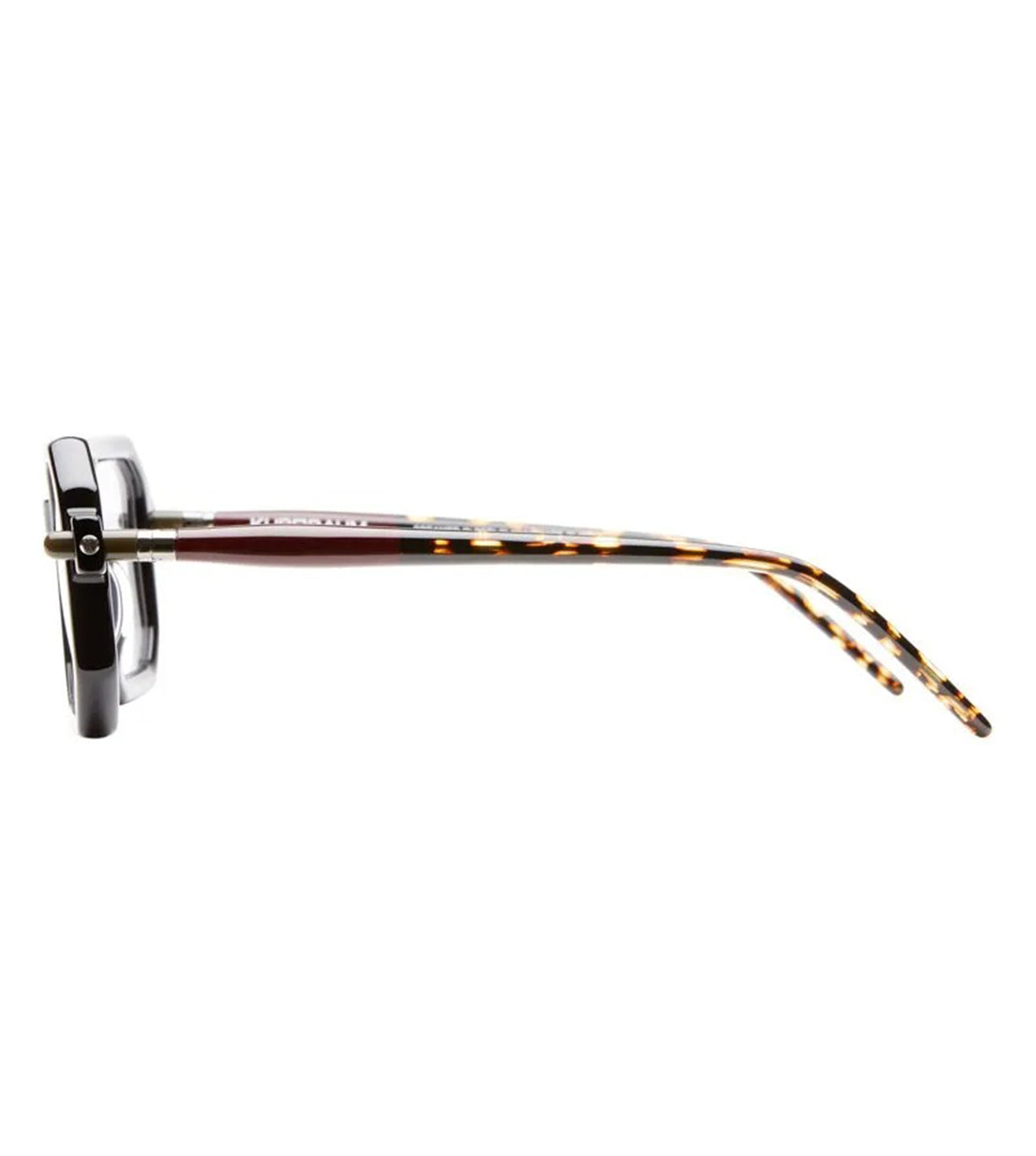Kuboraum Men Black Shine Rectangular Optical Frame