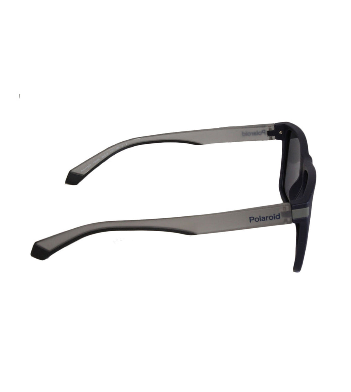 Polaroid Unisex Grey Silver Mirror Square Sunglasses-zoom-3