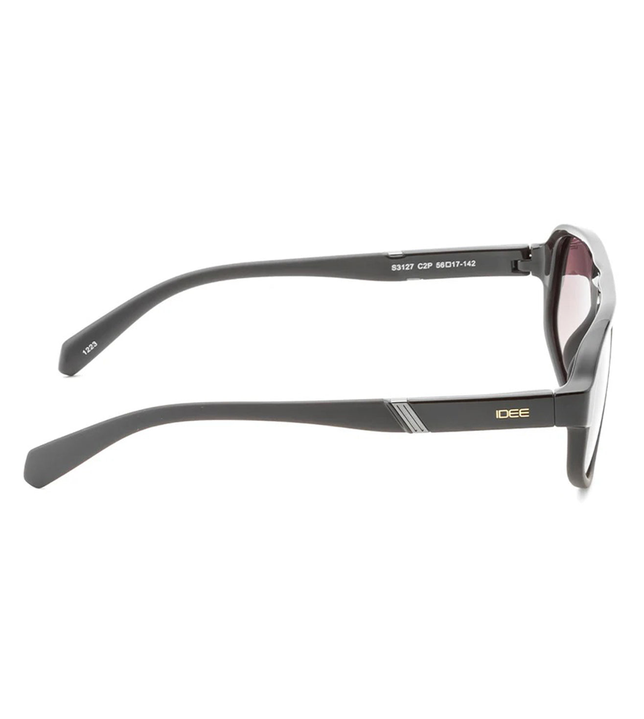 Idee Young Men's Brown Gradient Aviator Sunglasses