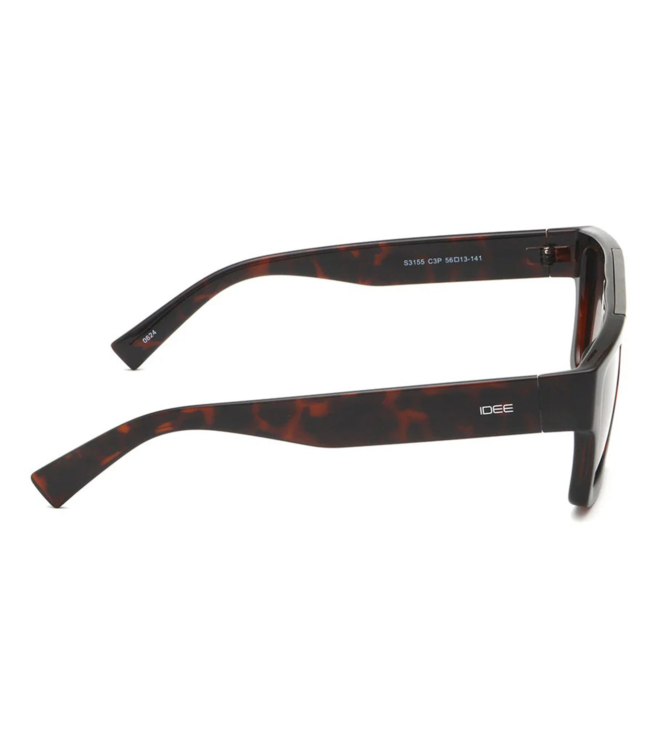 Idee Young Men's Brown Gradient Geometric Sunglasses