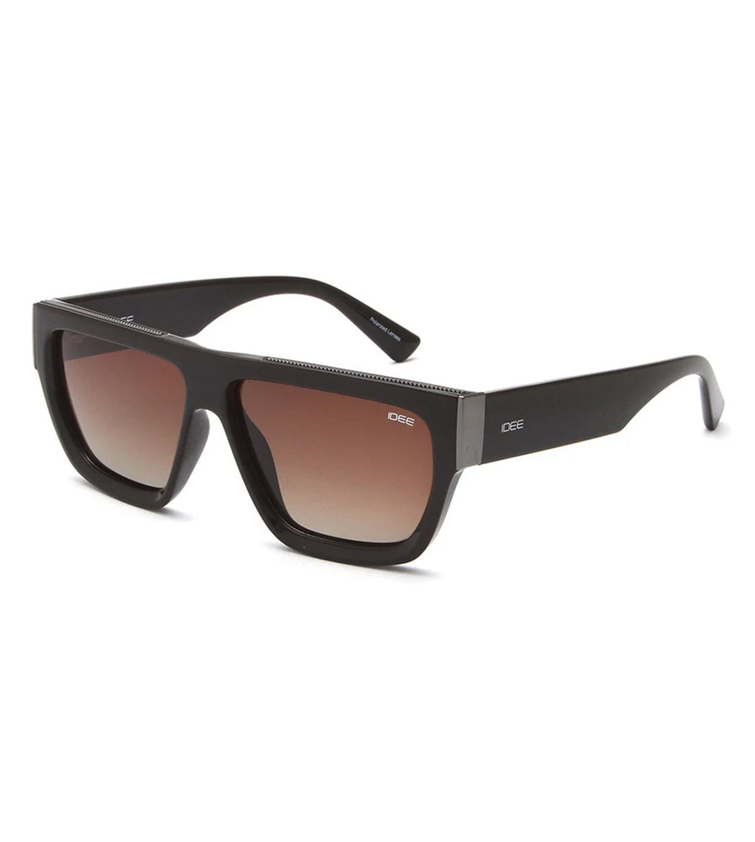 Idee Young Men's Brown Gradient Square Sunglasses