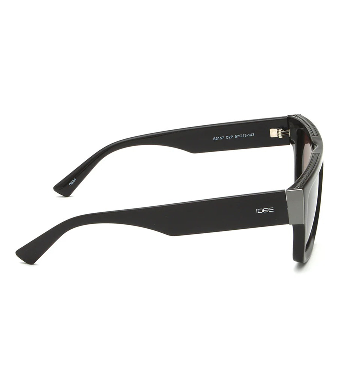 Idee Young Men's Brown Gradient Square Sunglasses