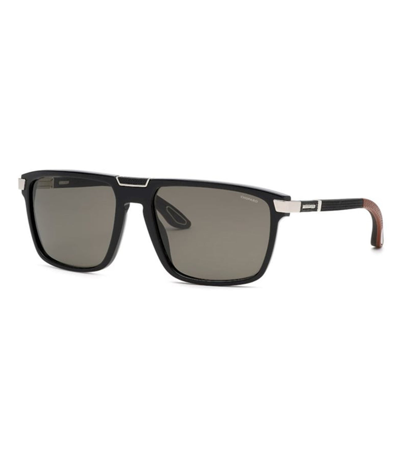Chopard Unisex Smoke Grey Square Sunglasses-zoom-2