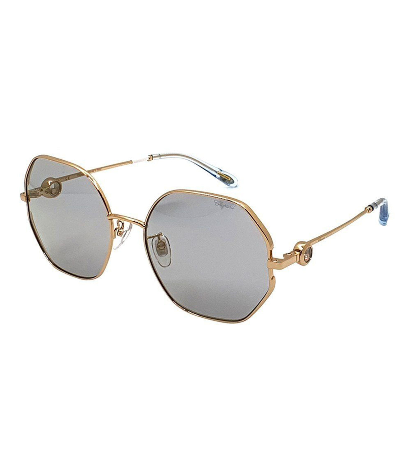 Chopard Women's Grey Geometric Sunglasses-zoom-2