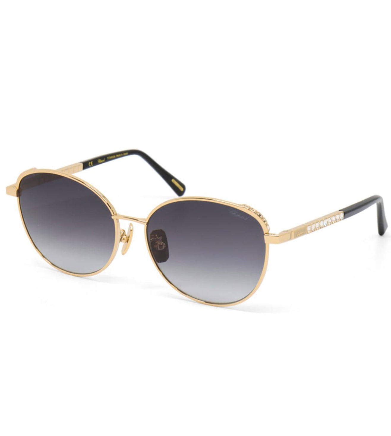 Chopard Women's Purple Round Sunglasses-zoom-2