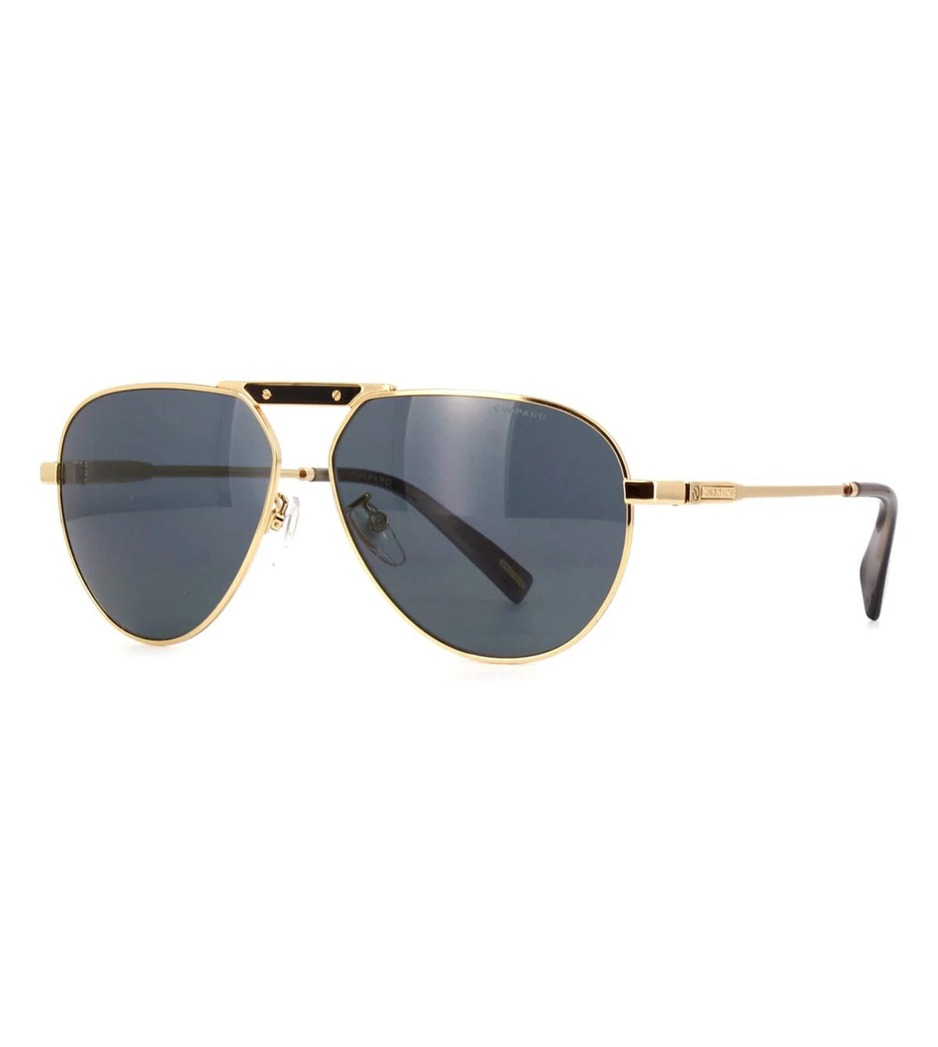 Chopard Men's Grey Aviator Sunglasses-zoom-2