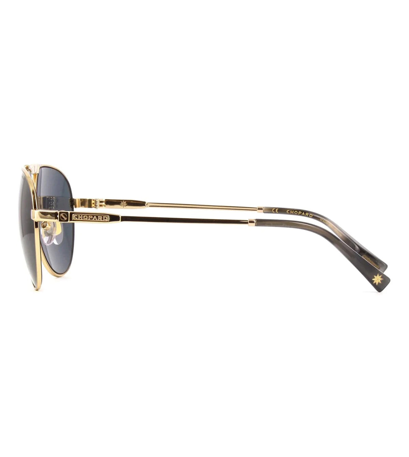 Chopard Men's Grey Aviator Sunglasses-zoom-3