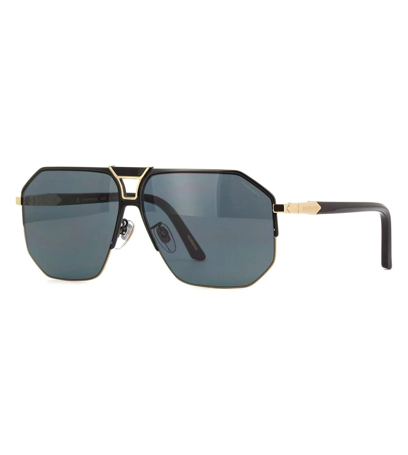 Chopard Men's Grey Aviator Sunglasses