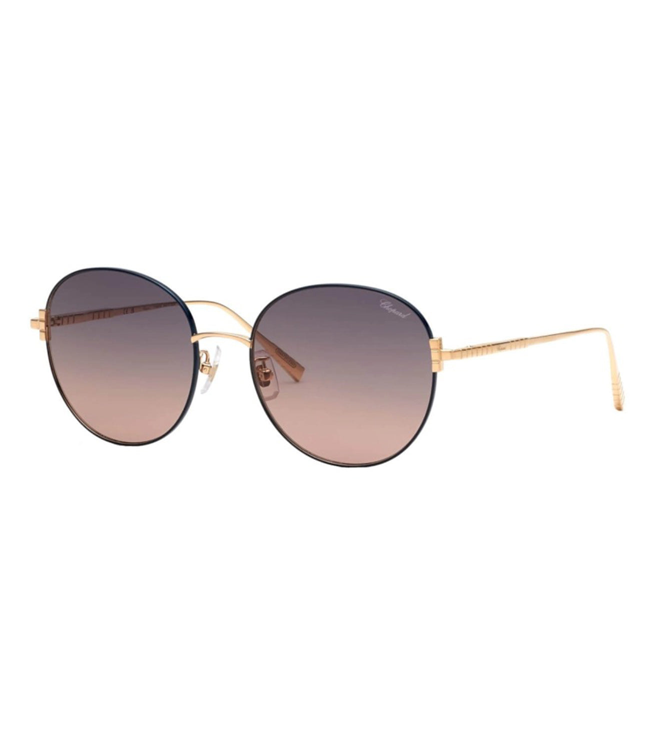 Chopard Women's Blue Round Sunglasses-zoom-1