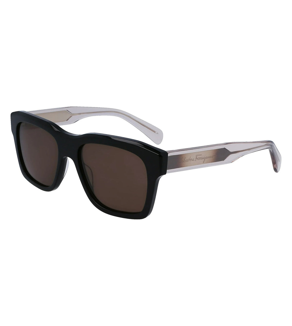 Salvatore Ferragamo Men's Brown Square Sunglasses-zoom-2