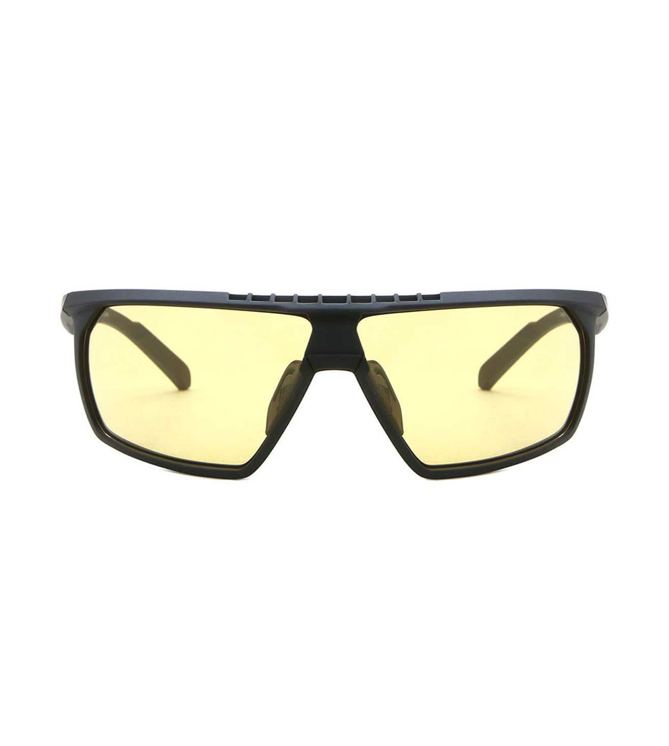 Adidas Originals Men's Brown Wraparound Sunglasses-zoom-1