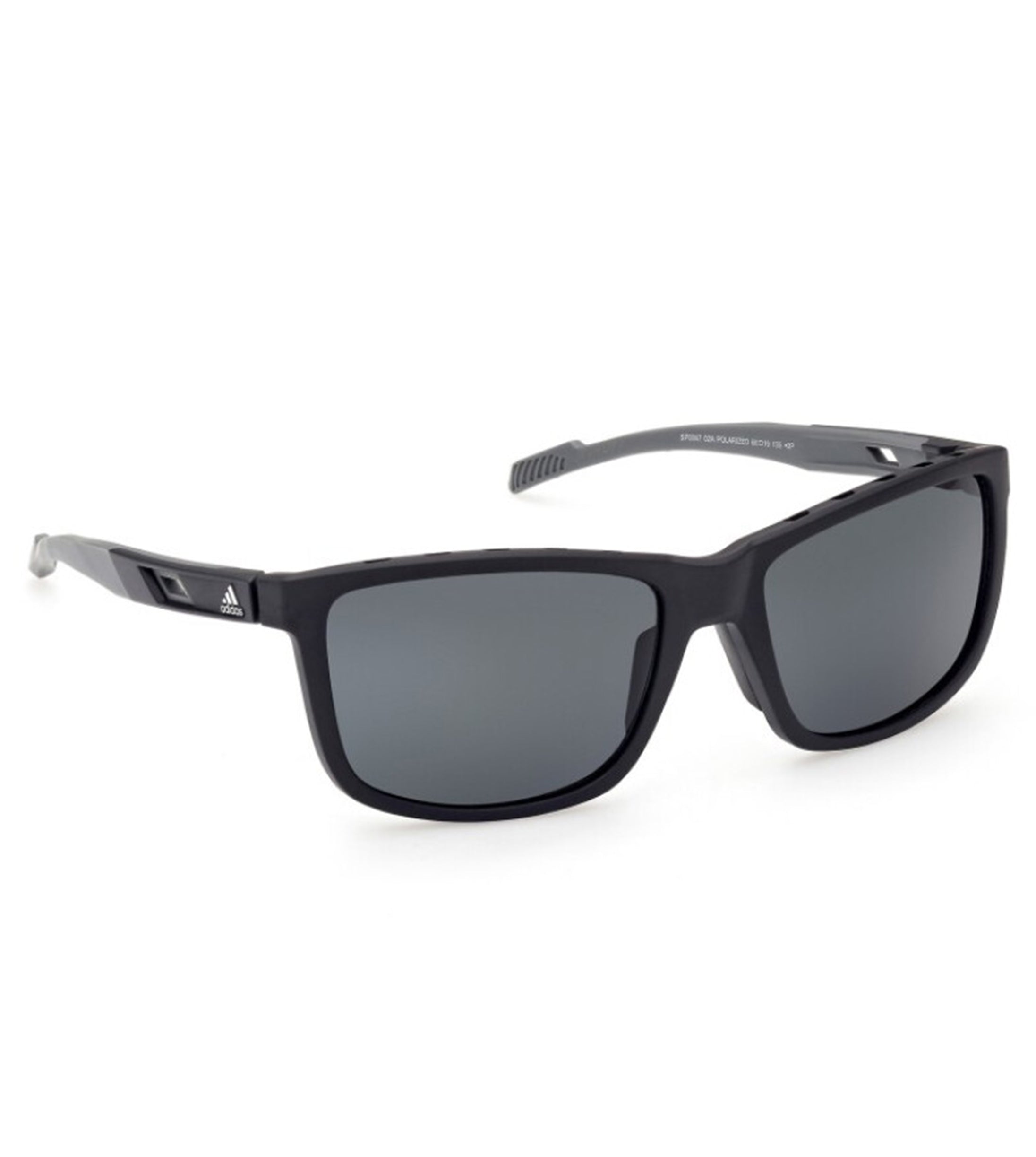 Adidas Originals Men's Smoke Grey Rectangular Sunglasses-zoom-2