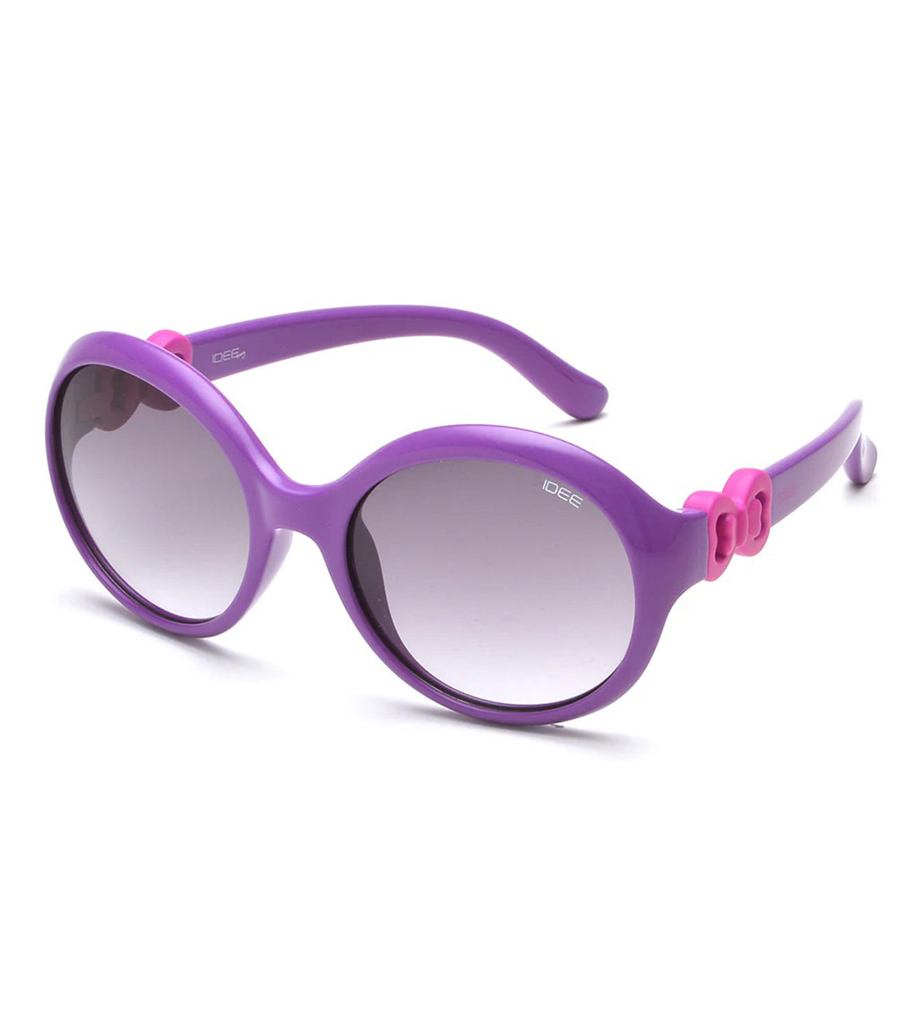 Idee Young Girl's Grey Gradient Round Sunglasses