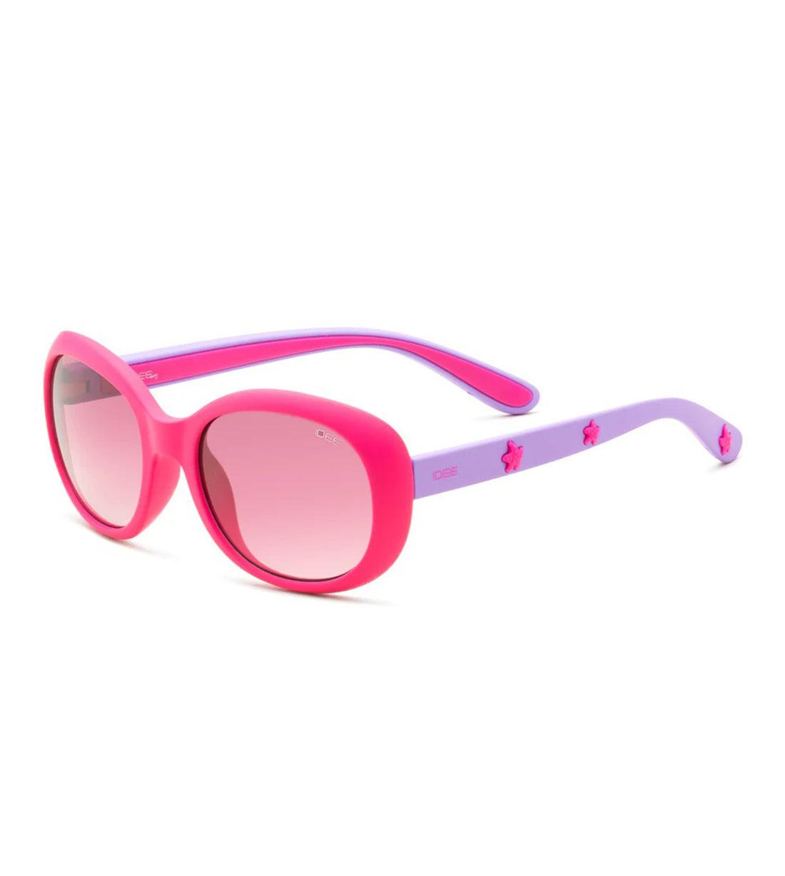 Idee Young Girl's Gradient Burgundi Oval Sunglasses