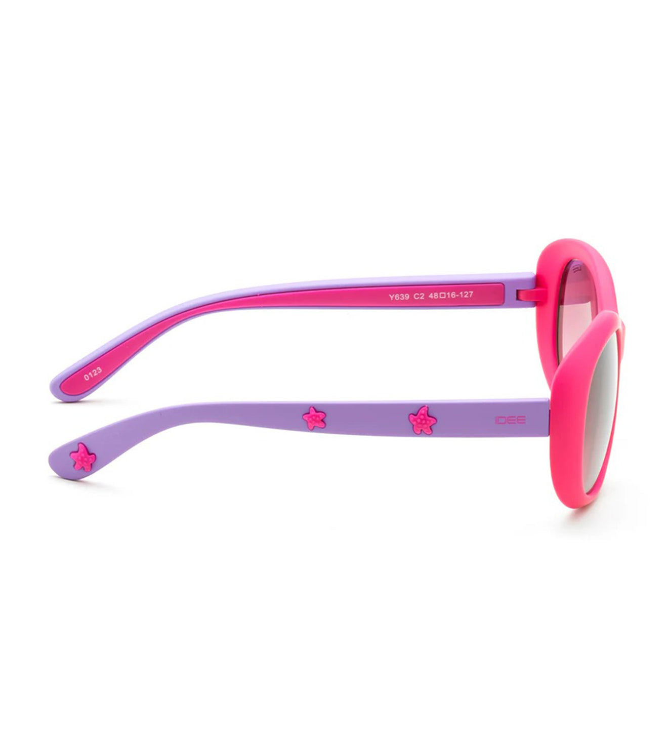 Idee Young Girl's Gradient Burgundi Oval Sunglasses