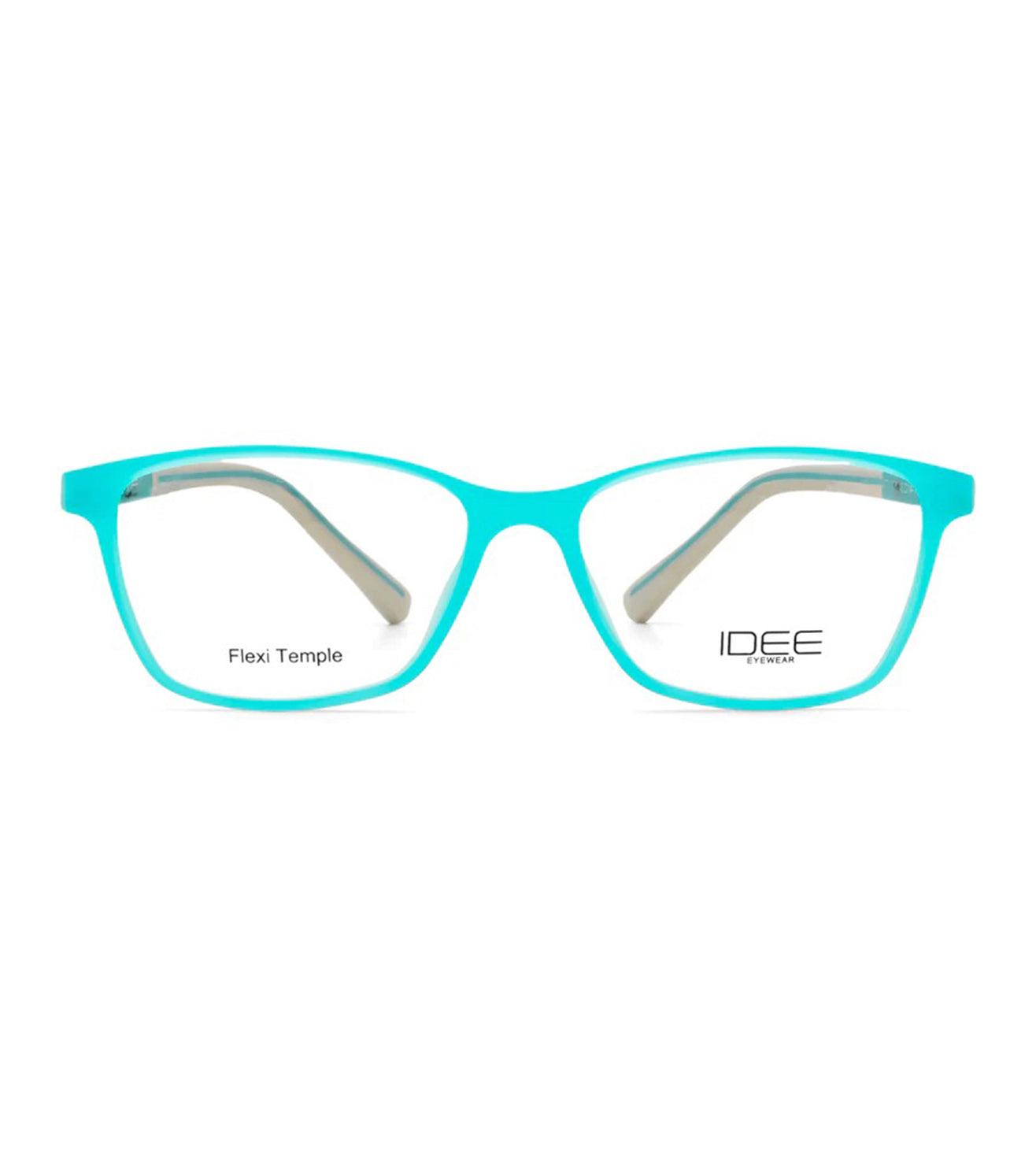 Idee Young Girl's Matt Teal Square Optical Frames