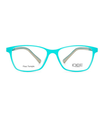 Idee Young Girl's Matt Teal Square Optical Frames