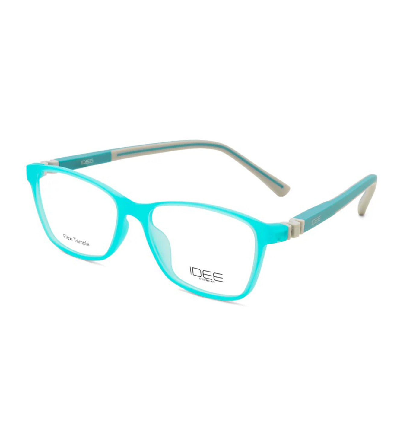 Idee Young Girl's Matt Teal Square Optical Frames