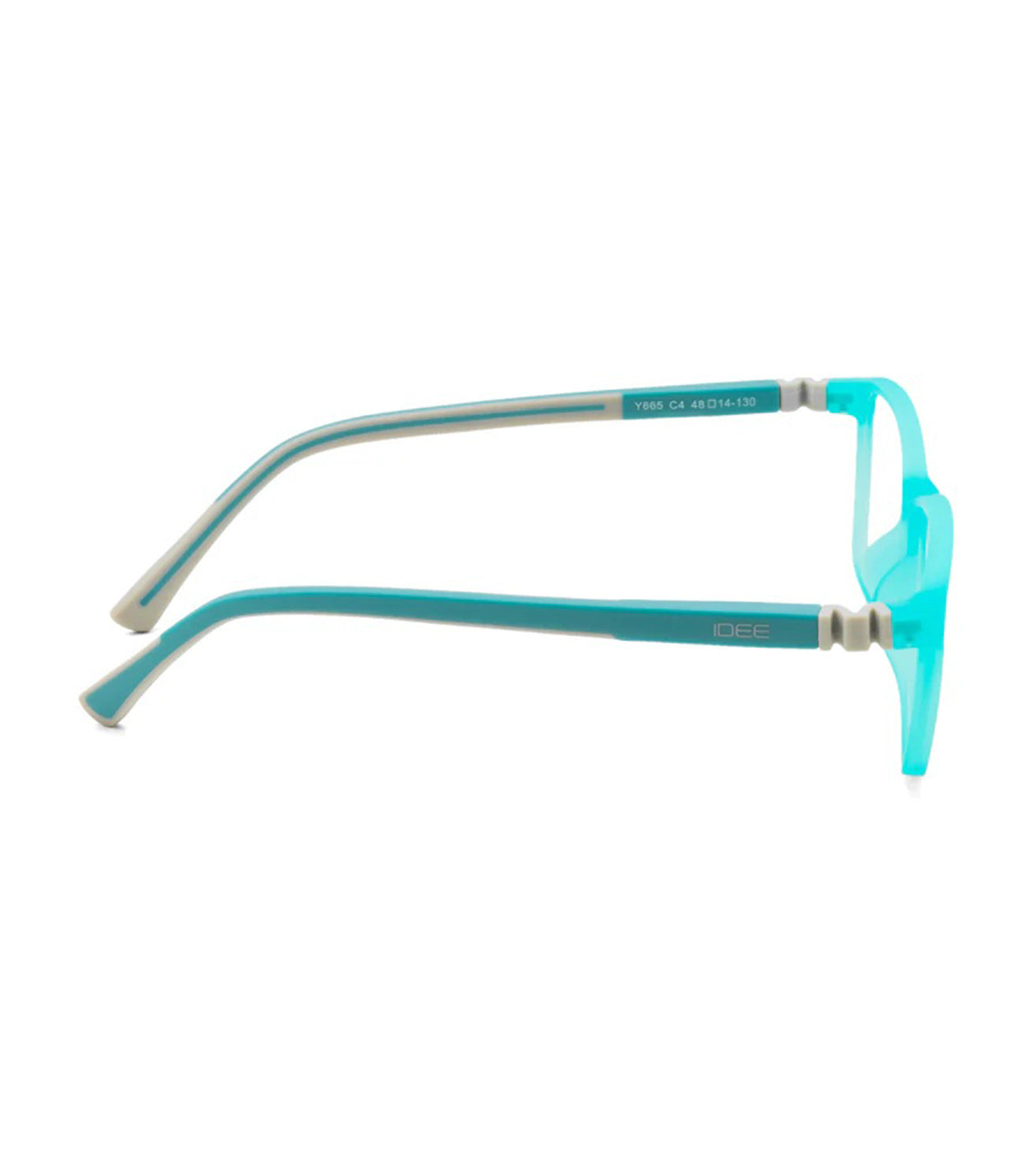 Idee Young Girl's Matt Teal Square Optical Frames