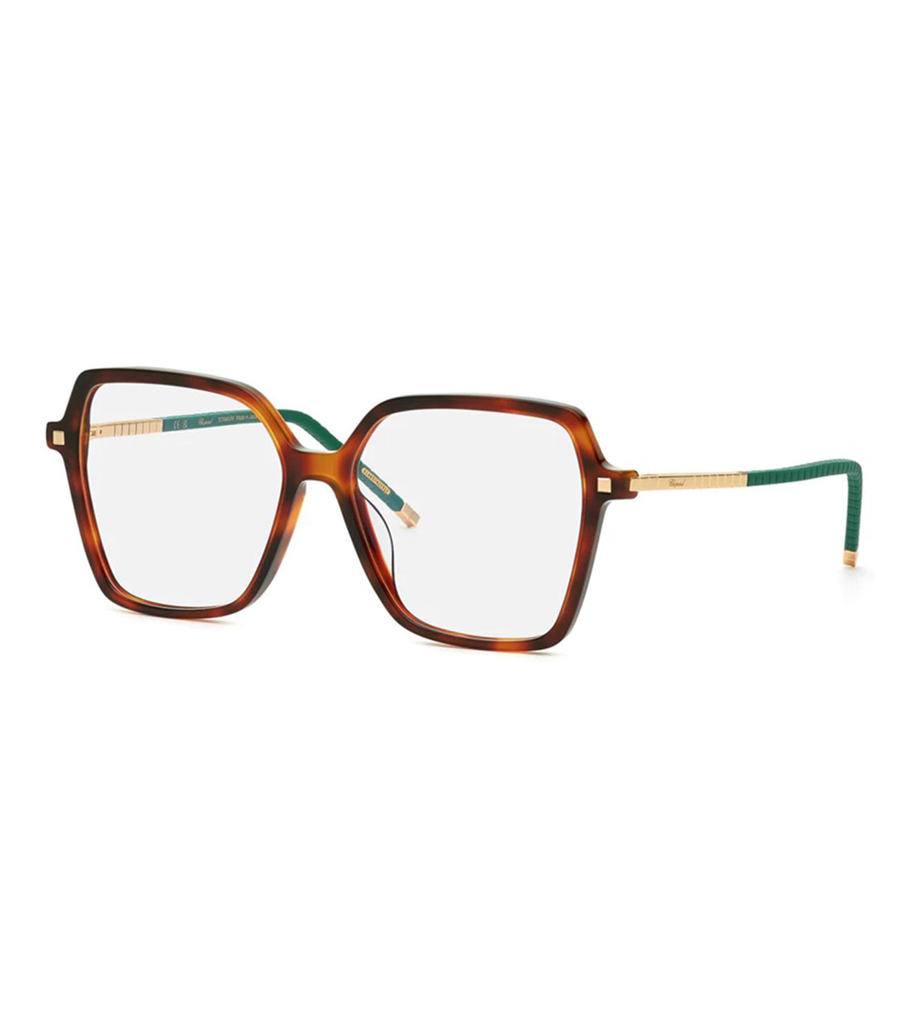 Chopard Women's Tortoise Square Optical Frame-zoom-1